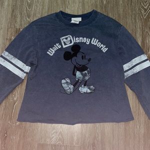 Walt Disney World long sleeve crop